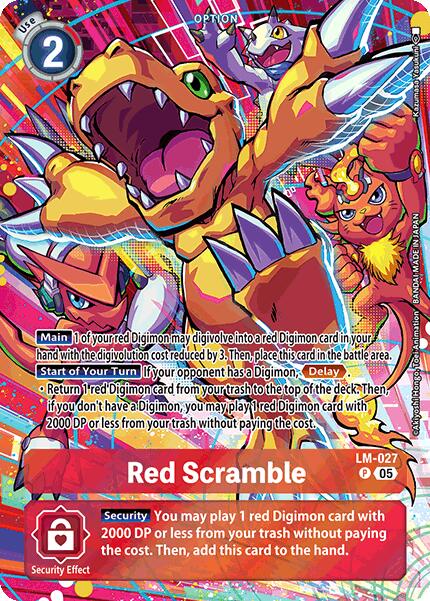 Red Scramble [LM-027] (Alternate Art) [Starter Deck: Protector of Light] | Black Swamp Games