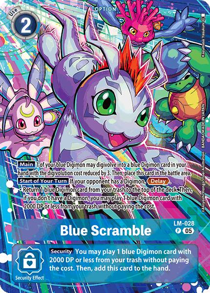 Blue Scramble [LM-028] (Alternate Art) [Starter Deck: Protector of Light] | Black Swamp Games