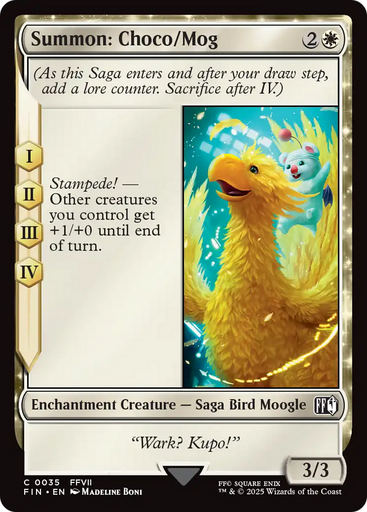 Summon: Choco/Mog [FINAL FANTASY] | Black Swamp Games