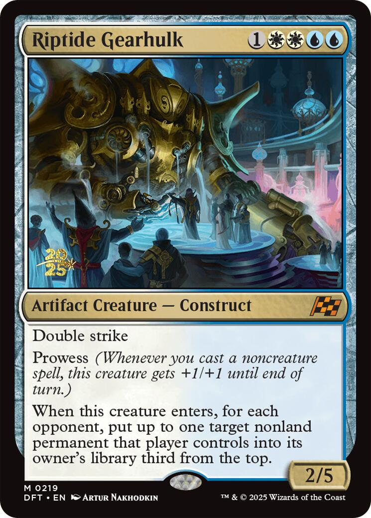 Riptide Gearhulk [Aetherdrift Prerelease Promos] | Black Swamp Games