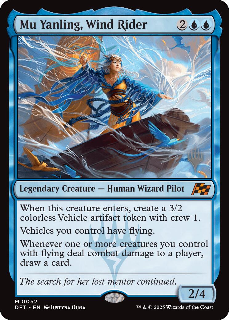 Mu Yanling, Wind Rider [Aetherdrift Promos] | Black Swamp Games