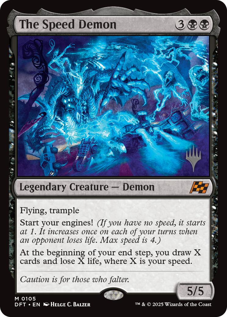 The Speed Demon (Promo Pack) [Aetherdrift Promos] | Black Swamp Games