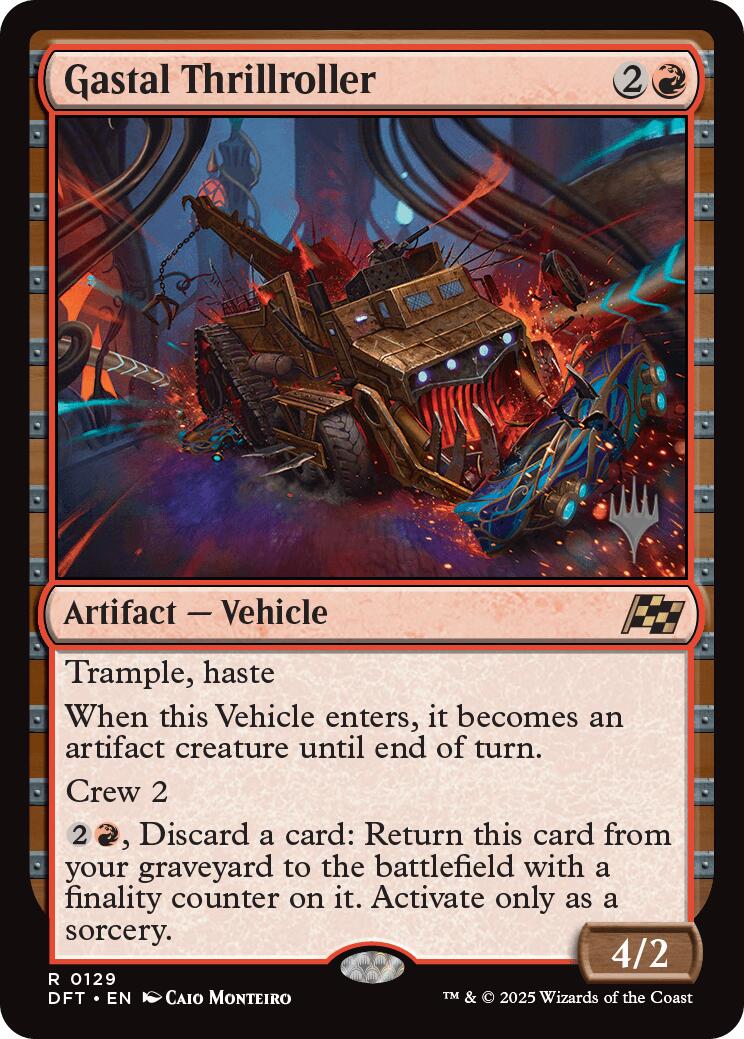 Gastal Thrillroller (Promo Pack) [Aetherdrift Promos] | Black Swamp Games