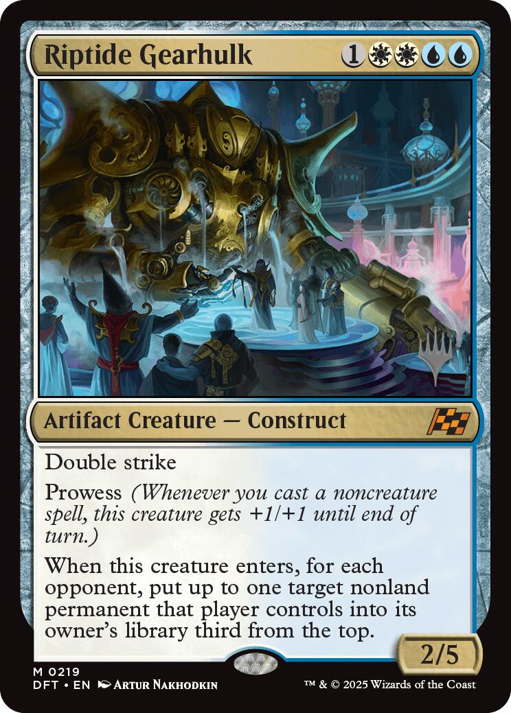 Riptide Gearhulk (Promo Pack) [Aetherdrift Promos] | Black Swamp Games