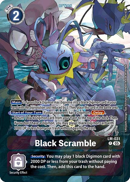 Black Scramble [LM-031] (Alternate Art) [Starter Deck: Protector of Light] | Black Swamp Games