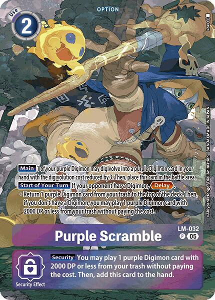 Purple Scramble [LM-032] (Alternate Art) [Starter Deck: Protector of Light] | Black Swamp Games