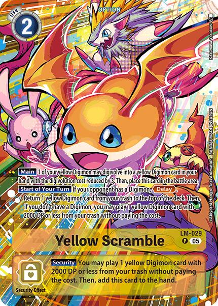 Yellow Scramble [LM-029] (Alternate Art) [Starter Deck: Hero of Hope] | Black Swamp Games