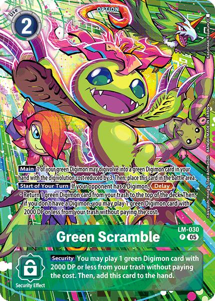 Green Scramble [LM-030] (Alternate Art) [Starter Deck: Hero of Hope] | Black Swamp Games