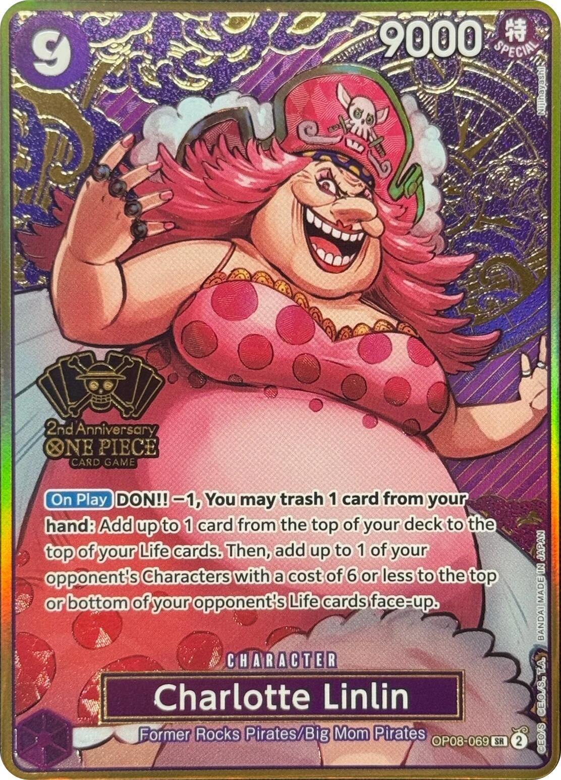 Charlotte Linlin (Japanese Version 2nd Anniversary Set) [One Piece Promotion Cards] | Black Swamp Games