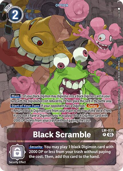 Black Scramble [LM-031] (Alternate Art) [Starter Deck: Hero of Hope] | Black Swamp Games