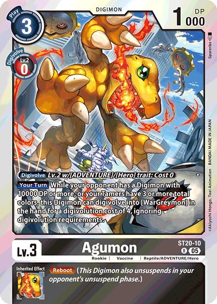 Agumon [ST20-10] [Starter Deck: Protector of Light] | Black Swamp Games