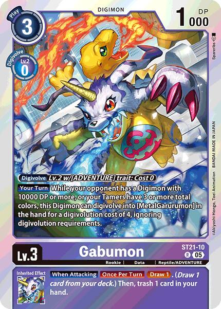 Gabumon [ST21-10] [Starter Deck: Hero of Hope] | Black Swamp Games