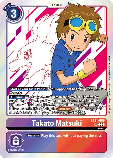 Takato Matsuki [BT21-089] [World Convergence] | Black Swamp Games