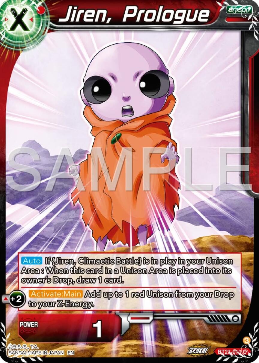 Jiren, Prologue (BT27-010) [History of Z] | Black Swamp Games