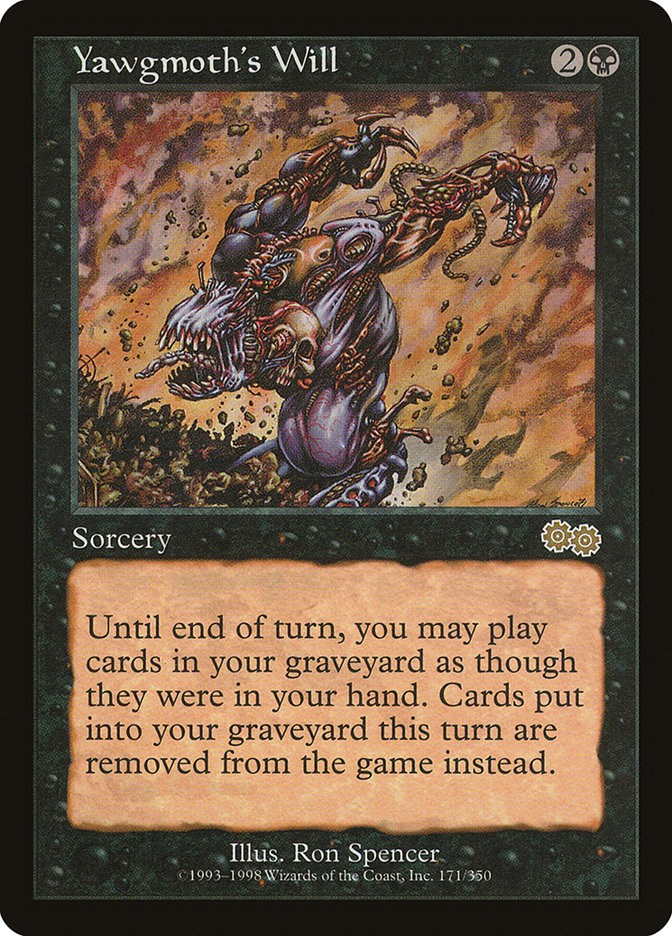 Yawgmoth's Will [Urza's Saga] | Black Swamp Games