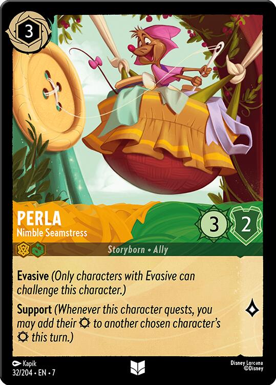 Perla - Nimble Seamstress (32/204) [Archazia's Island] | Black Swamp Games