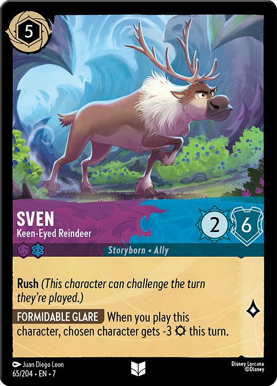 Sven - Keen-Eyed Reindeer (65/204) [Archazia's Island] | Black Swamp Games