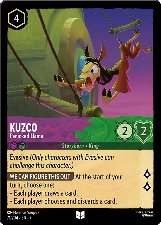 Kuzco - Panicked Llama (71/204) [Archazia's Island] | Black Swamp Games