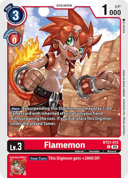 Flamemon [BT21-012] [World Convergence] | Black Swamp Games