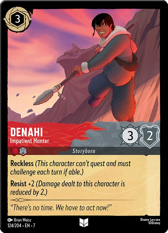Denahi - Impatient Hunter (124/204) [Archazia's Island] | Black Swamp Games