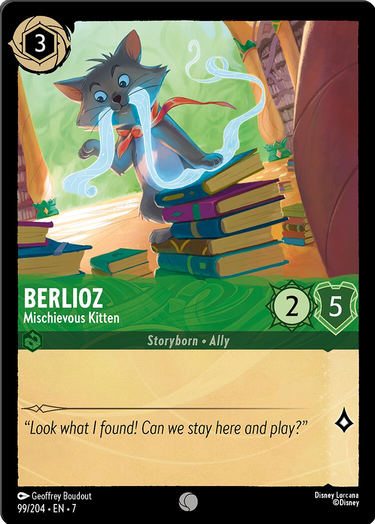 Berlioz - Mischievous Kitten (99/204) [Archazia's Island] | Black Swamp Games