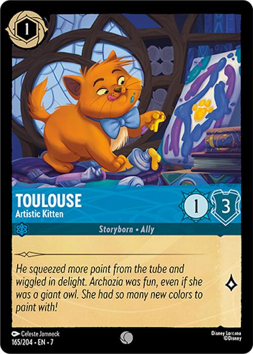Toulouse - Artistic Kitten (165/204) [Archazia's Island] | Black Swamp Games