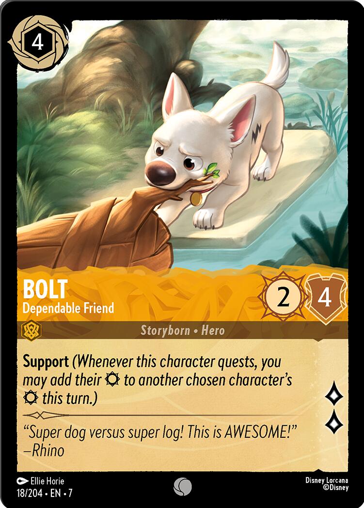 Bolt - Dependable Friend (18/204) [Archazia's Island] | Black Swamp Games