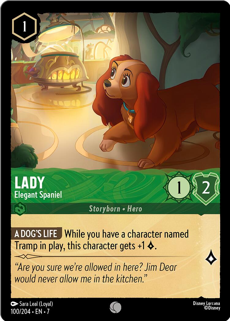 Lady - Elegant Spaniel (100/204) [Archazia's Island] | Black Swamp Games