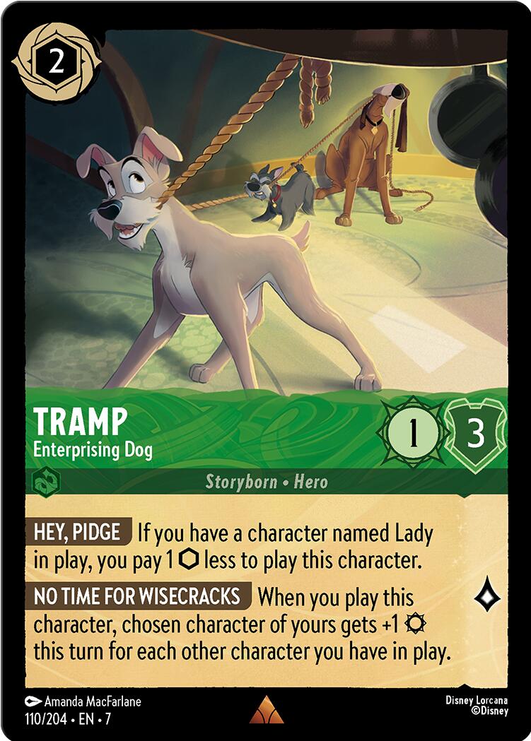 Tramp - Enterprising Dog (110/204) [Archazia's Island] | Black Swamp Games