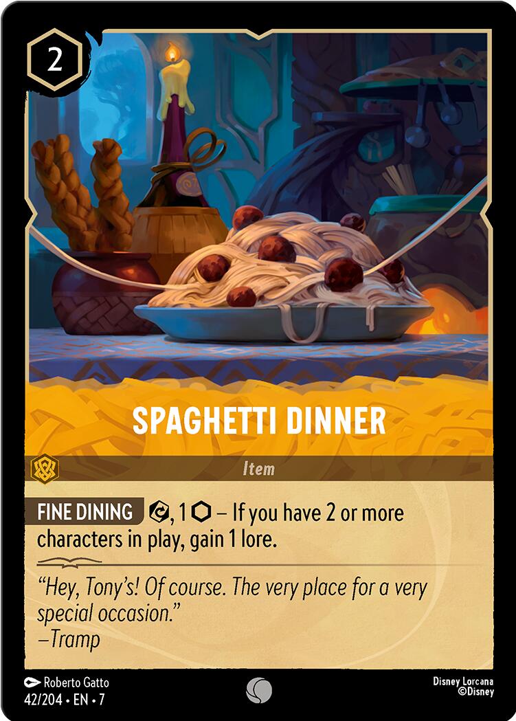 Spaghetti Dinner (42/204) [Archazia's Island] | Black Swamp Games