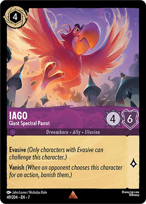 Iago - Giant Spectral Parrot (49/204) [Archazia's Island] | Black Swamp Games