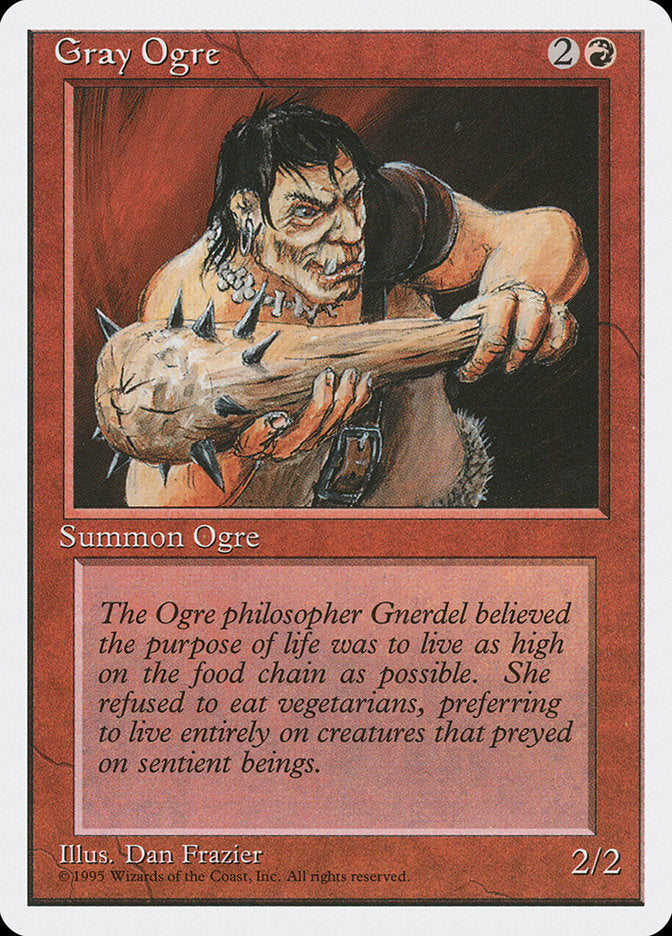 Gray Ogre [Fourth Edition] | Black Swamp Games