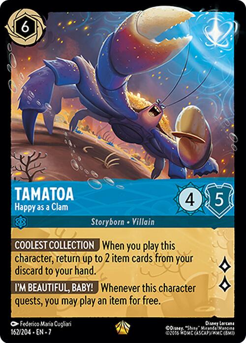 Tamatoa - Happy as a Clam (162/204) [Archazia's Island] | Black Swamp Games
