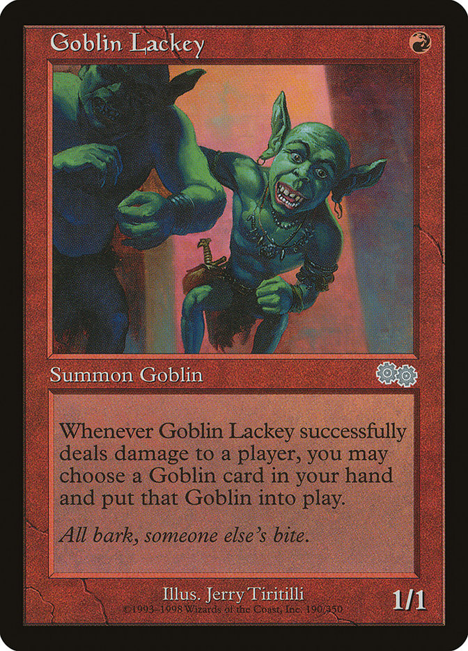 Goblin Lackey [Urza's Saga] | Black Swamp Games