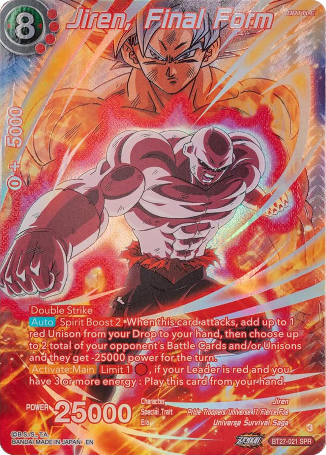 Jiren, Final Form (SPR) (BT27-021) [History of Z] | Black Swamp Games