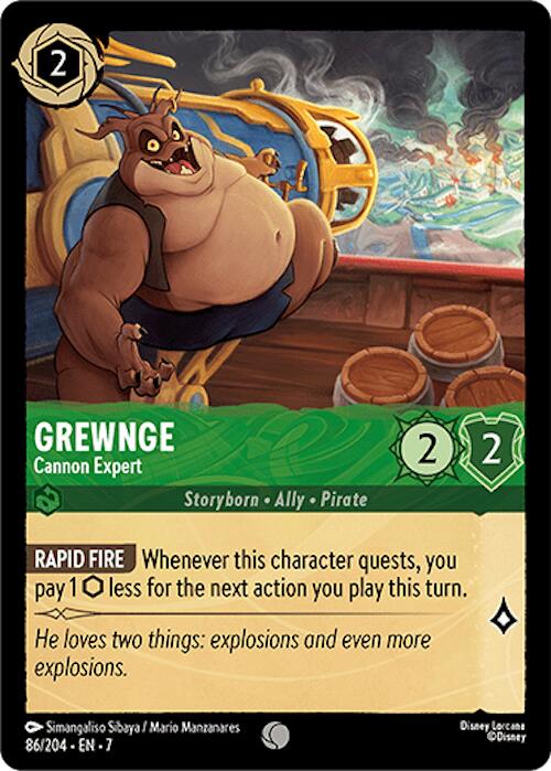 Grewnge - Cannon Expert (86/204) [Archazia's Island] | Black Swamp Games