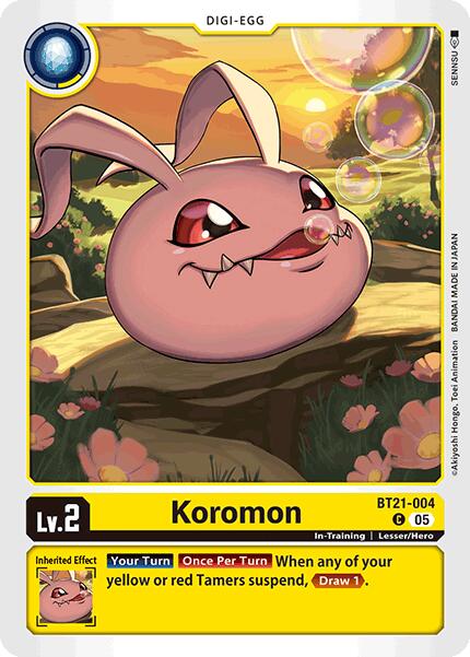 Koromon [BT21-004] [World Convergence] | Black Swamp Games