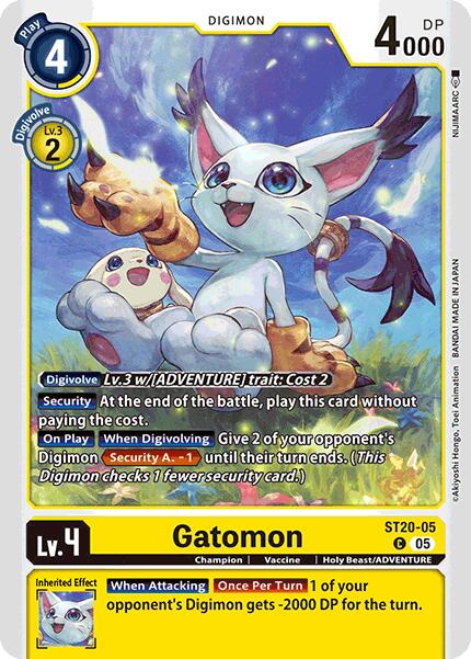 Gatomon [ST20-05] [Starter Deck: Protector of Light] | Black Swamp Games