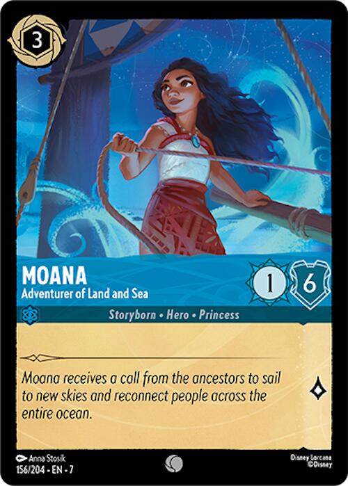 Moana - Adventurer of Land and Sea (156/204) [Archazia's Island] | Black Swamp Games