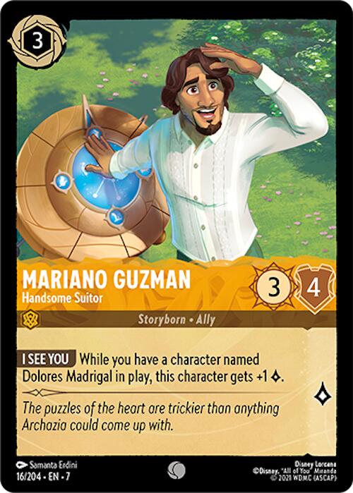 Mariano Guzman - Handsome Suitor (16/204) [Archazia's Island] | Black Swamp Games