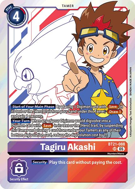Tagiru Akashi [BT21-088] [World Convergence] | Black Swamp Games