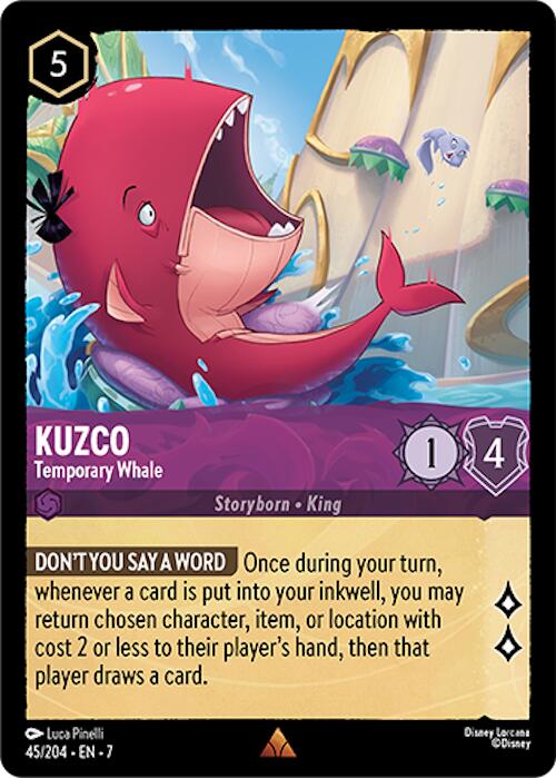 Kuzco - Temporary Whale (45/204) [Archazia's Island] | Black Swamp Games