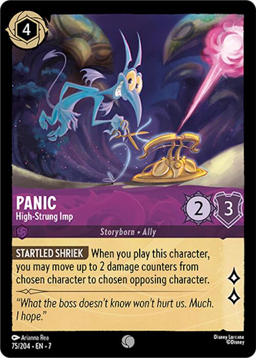 Panic - High-Strung Imp (75/204) [Archazia's Island] | Black Swamp Games