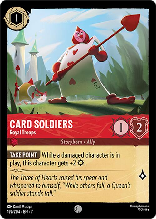 Card Soldiers - Royal Troops (129/204) [Archazia's Island] | Black Swamp Games
