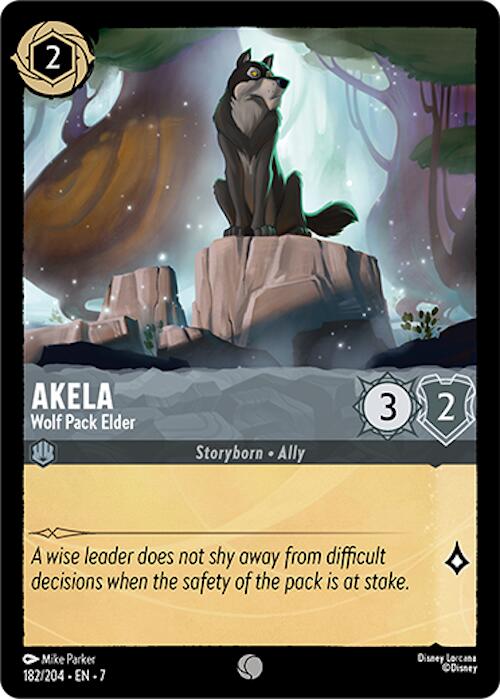 Akela - Wolf Pack Elder (182/204) [Archazia's Island] | Black Swamp Games