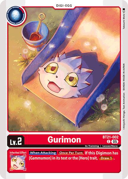Gurimon [BT21-002] [World Convergence] | Black Swamp Games