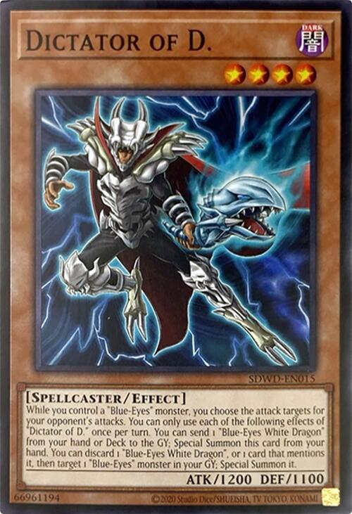 Dictator of D. (Unlimited Misprint) [SDWD-EN015] Common | Black Swamp Games