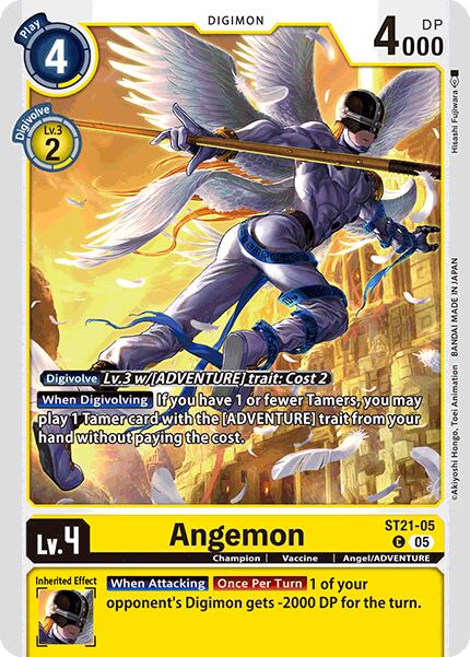 Angemon [ST21-05] [Starter Deck: Hero of Hope] | Black Swamp Games