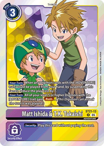 Matt Ishida & T.K. Takaishi [ST21-13] [Starter Deck: Hero of Hope] | Black Swamp Games