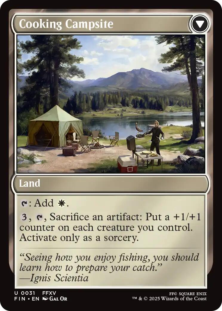 Sidequest: Catch a Fish // Cooking Campsite [FINAL FANTASY] | Black Swamp Games